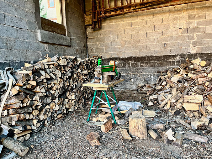 atelier de coupe du bois