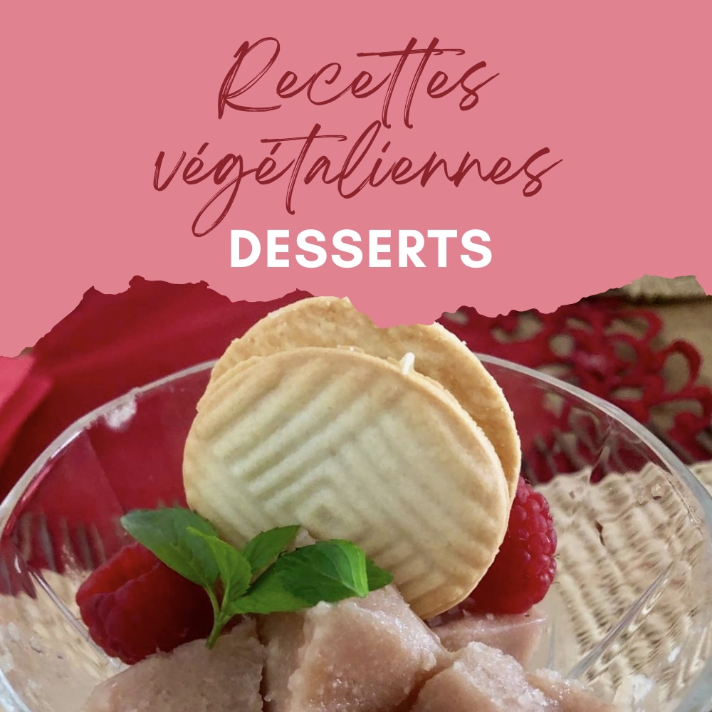 recettes vegetaliennes les desserts