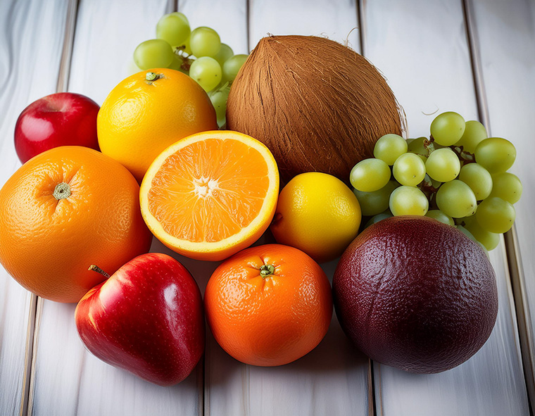 Les fruits sont une source précieuse de vitamines A et C, et de minéraux